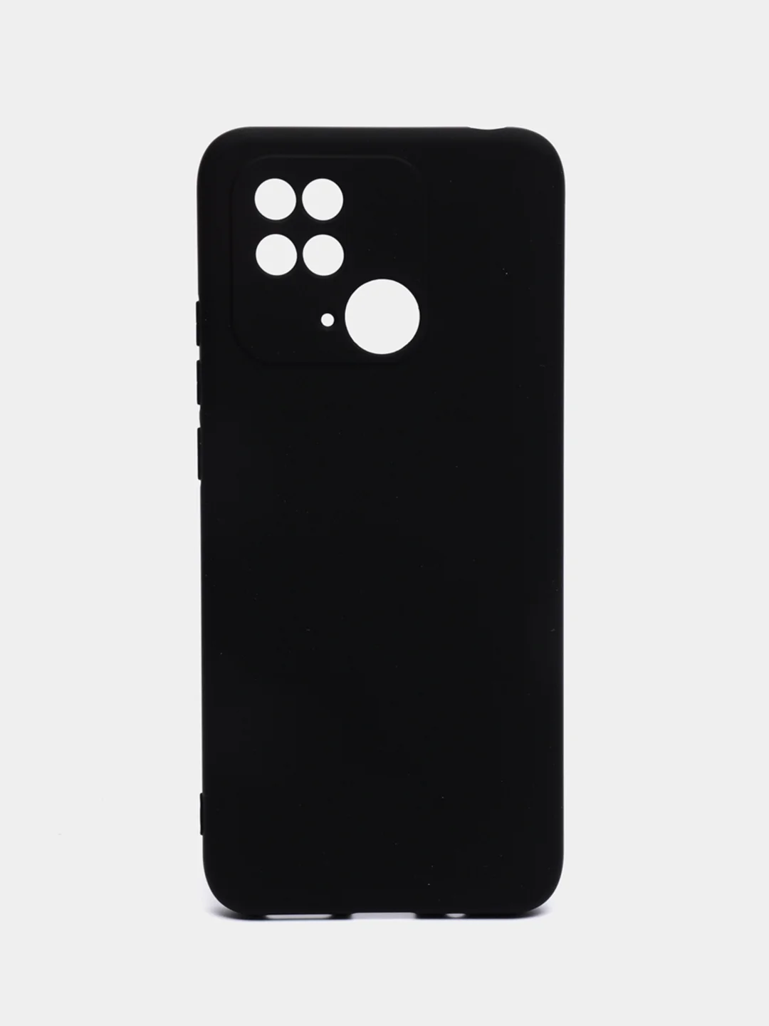 Черный чехол с бархатной подкладкой для Xiaomi Redmi 10C, 8 цветов Silicon Cover