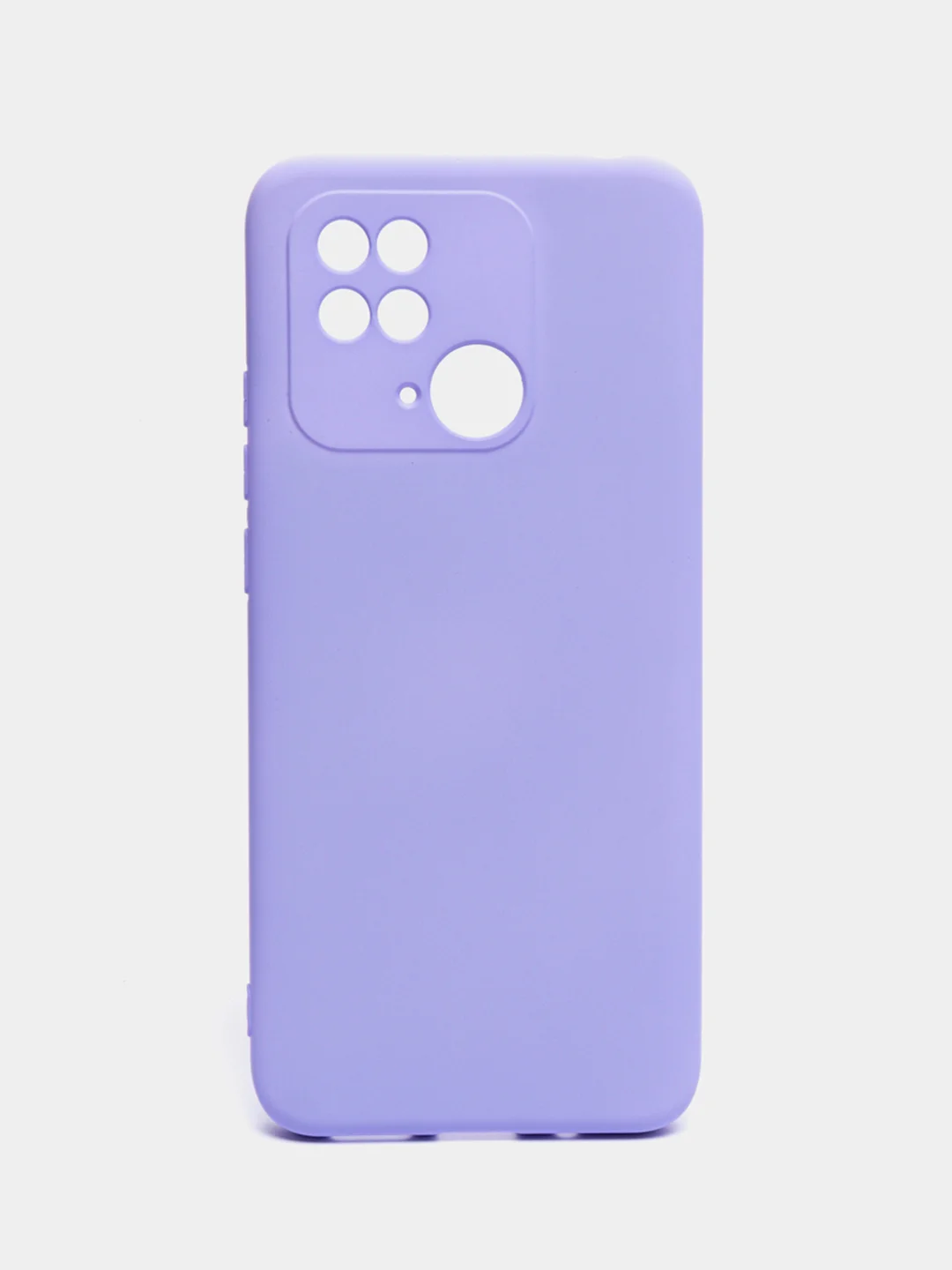Фиолетовый чехол с бархатной подкладкой для Xiaomi Redmi 10C, 8 цветов Silicon Cover