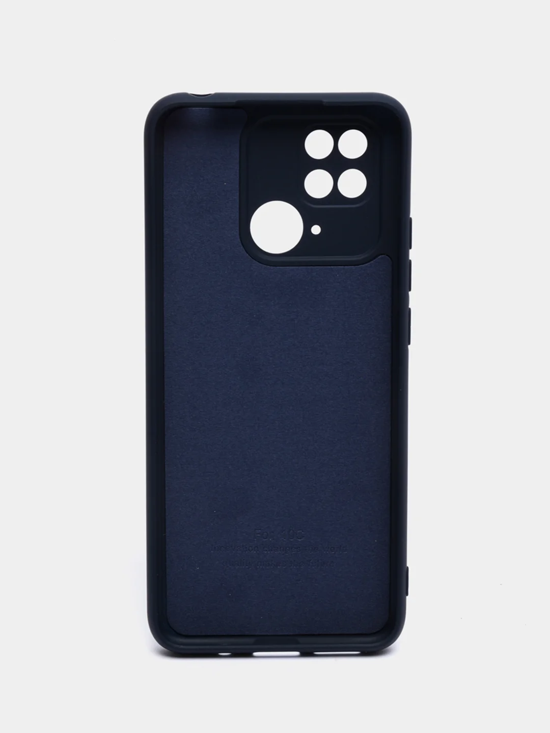 Темно-синий чехол с бархатной подкладкой для Xiaomi Redmi 10C, 8 цветов Silicon Cover