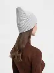 Серый шапка женская