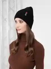Черный шапка женская