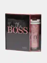 Женский подарочный набор с термостаканом "Im the boss"