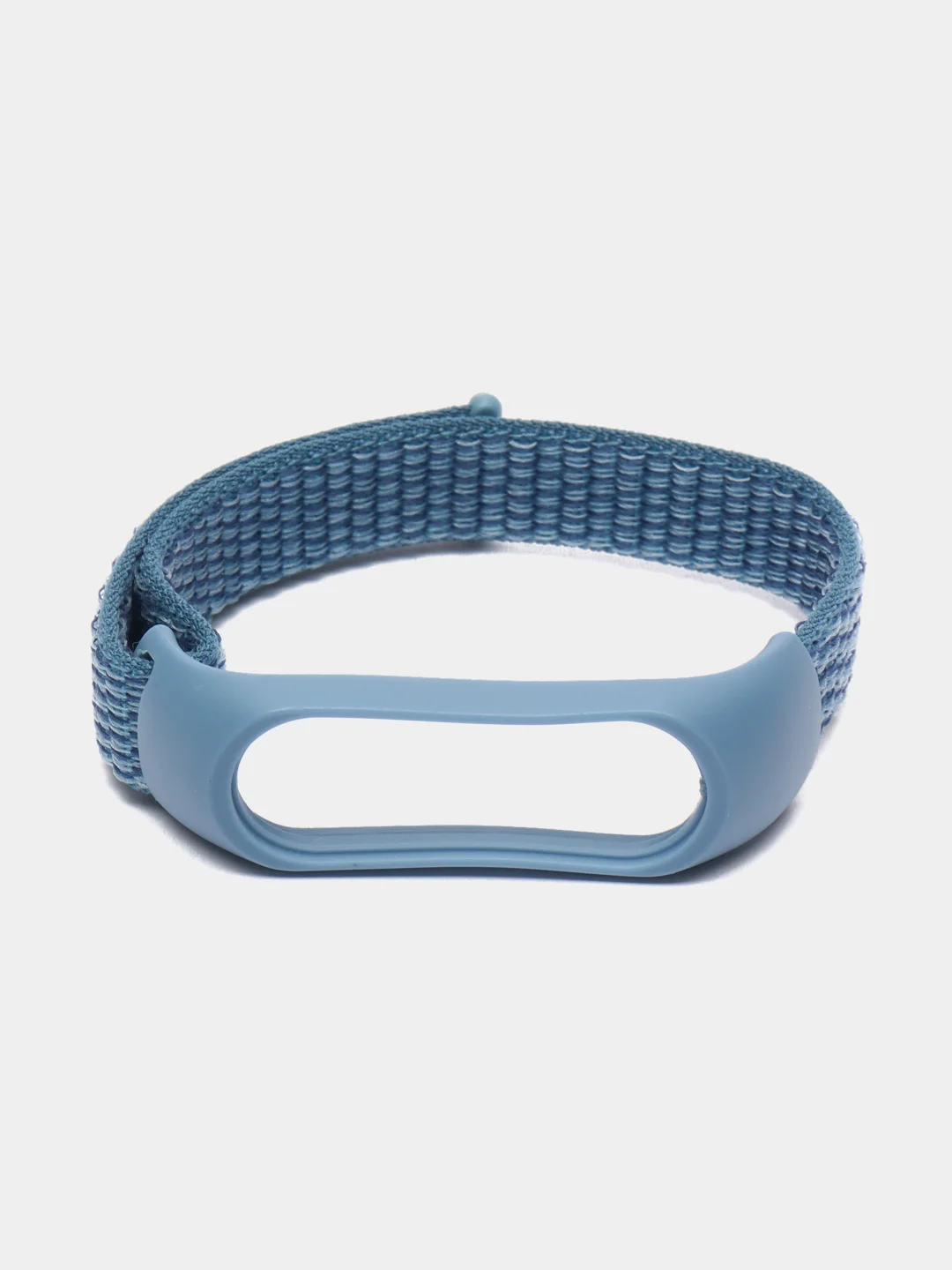Голубой ремешок нейлоновый для фитнес браслетов Xiaomi Mi Band 4/5/6
