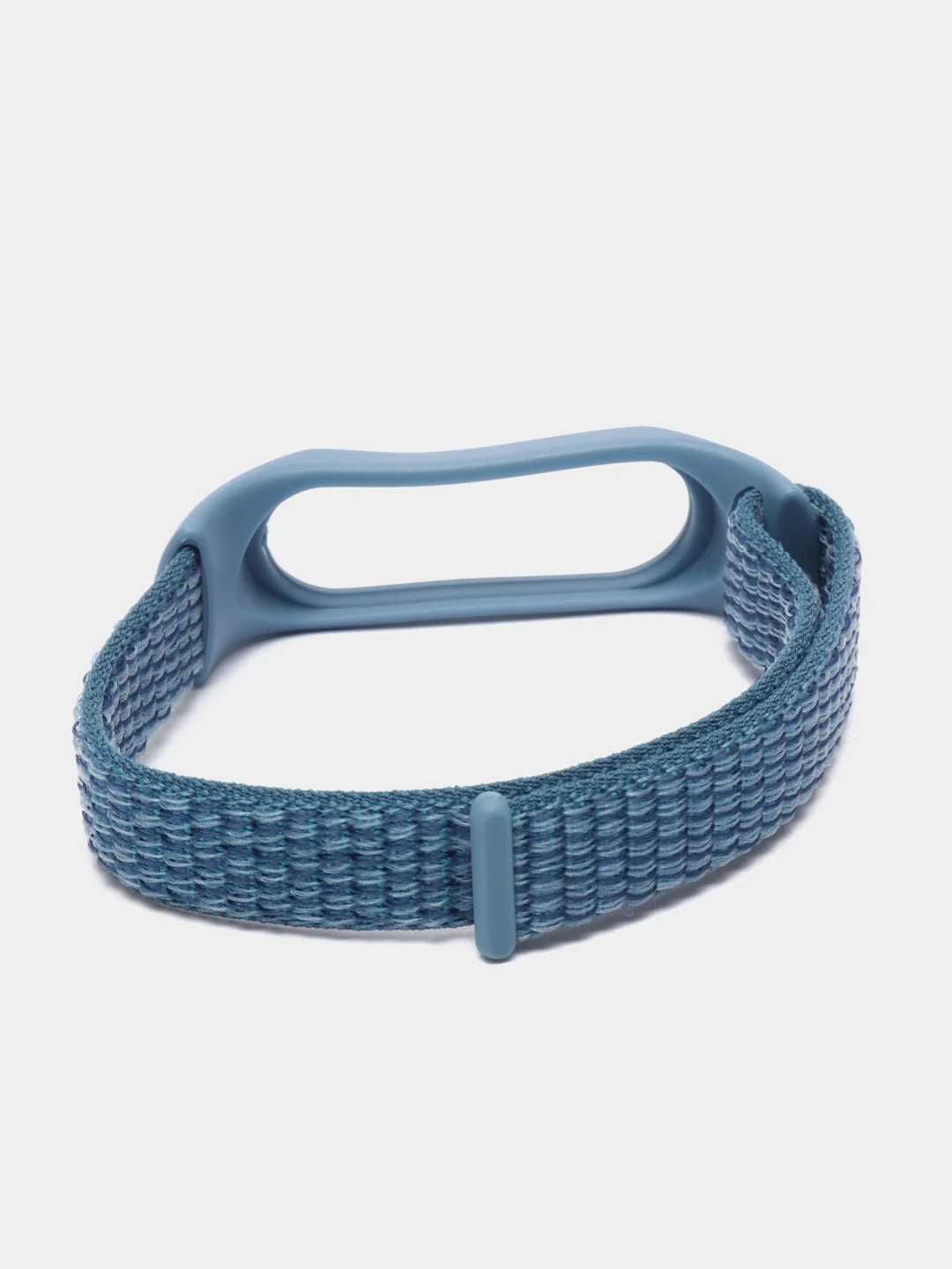 Голубой ремешок нейлоновый для фитнес браслетов Xiaomi Mi Band 4/5/6