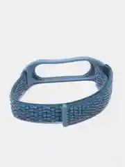 Голубой ремешок нейлоновый для фитнес браслетов Xiaomi Mi Band 4/5/6