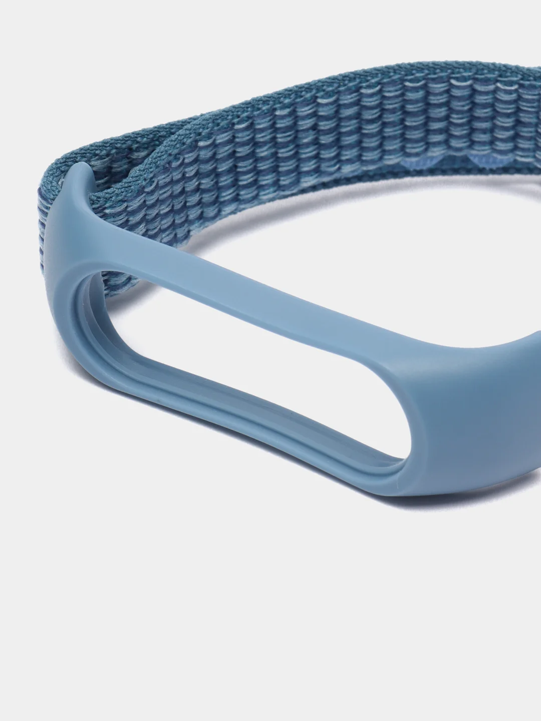 Голубой ремешок нейлоновый для фитнес браслетов Xiaomi Mi Band 4/5/6