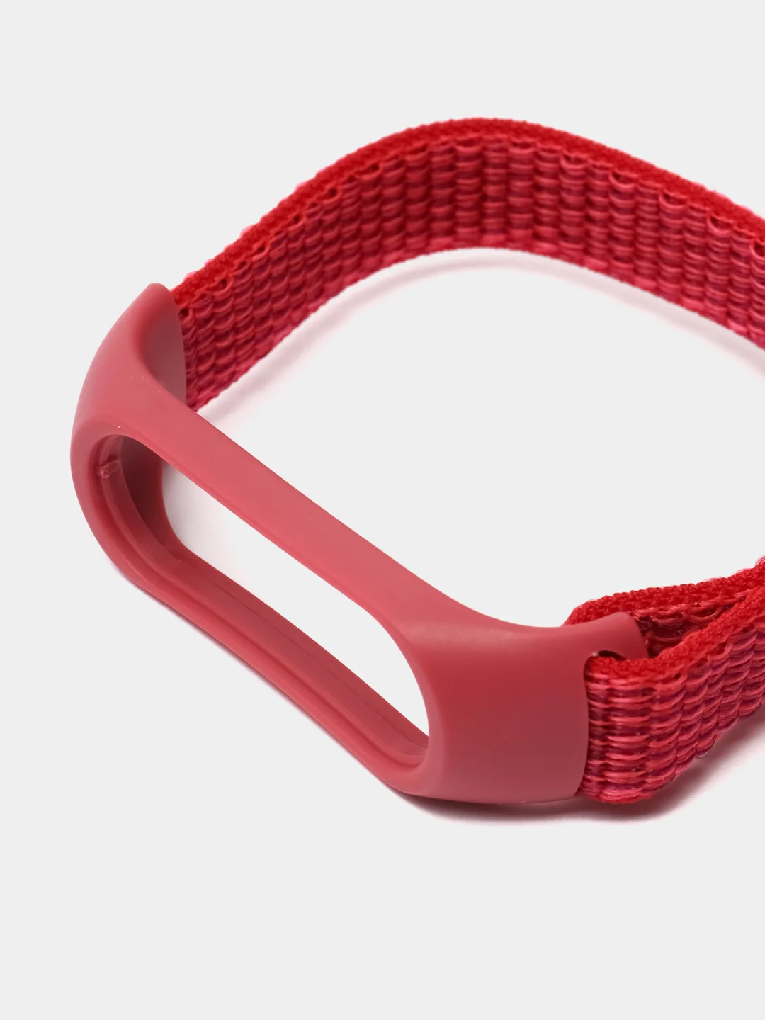 Красный ремешок нейлоновый для фитнес браслетов Xiaomi Mi Band 4/5/6