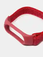 Красный ремешок нейлоновый для фитнес браслетов Xiaomi Mi Band 4/5/6