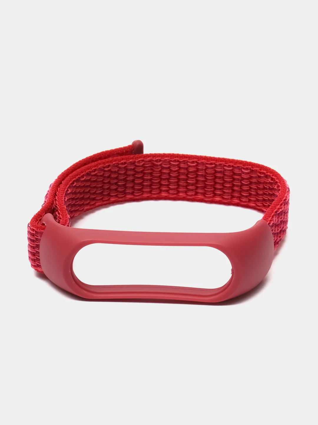 Красный ремешок нейлоновый для фитнес браслетов Xiaomi Mi Band 4/5/6