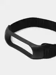 Черный ремешок нейлоновый для фитнес браслетов Xiaomi Mi Band 4/5/6