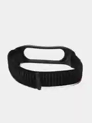 Черный ремешок нейлоновый для фитнес браслетов Xiaomi Mi Band 4/5/6
