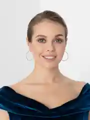 Золотой серьги-кольца