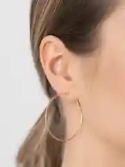 Золотой серьги-кольца