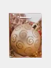 Белый подарочный пакет