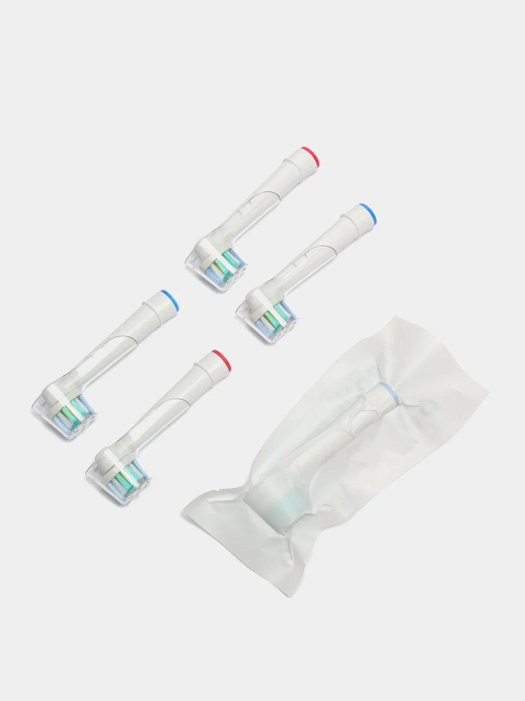 Аметистовый насадки для электрической зубной щетки Oral B Braun c отбеливающими щетинками орал би