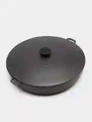 Жаровня Биол 1750К чугунная, с чугунной крышкой, 50 см