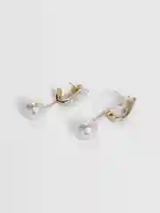 Белый серьги женские гвоздики