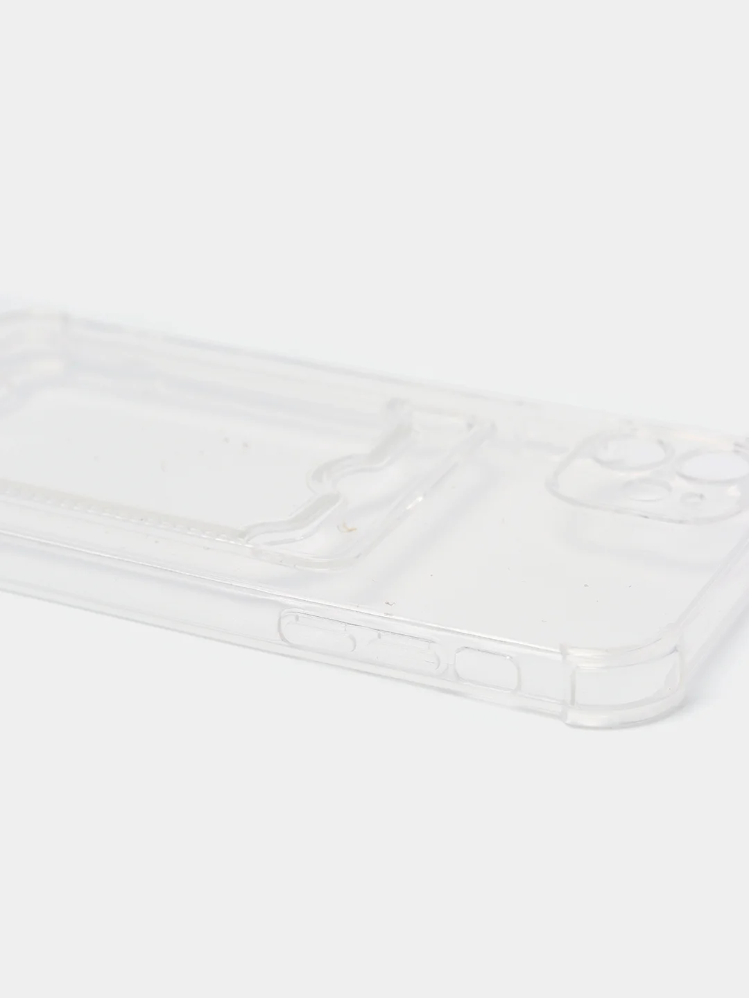 Чехол с карманом для карт на iPhone XR, 11, 12, 13, 14 Pro, Pro Max, силикон