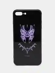 Серый светящийся чехол со стеклянным покрытием для Iphone