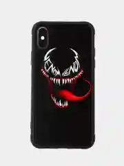 Угольный светящийся чехол со стеклянным покрытием для Iphone