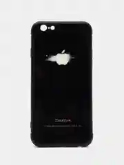 Фиолетовый светящийся чехол со стеклянным покрытием для Iphone