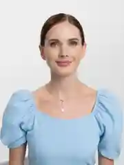 Серебряный цепочка с подвеской "Сердце"