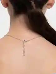 Серебряный цепочка с подвеской "Сердце"