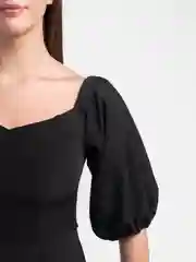 Черный платье женское, вечернее, с открытыми плечами
