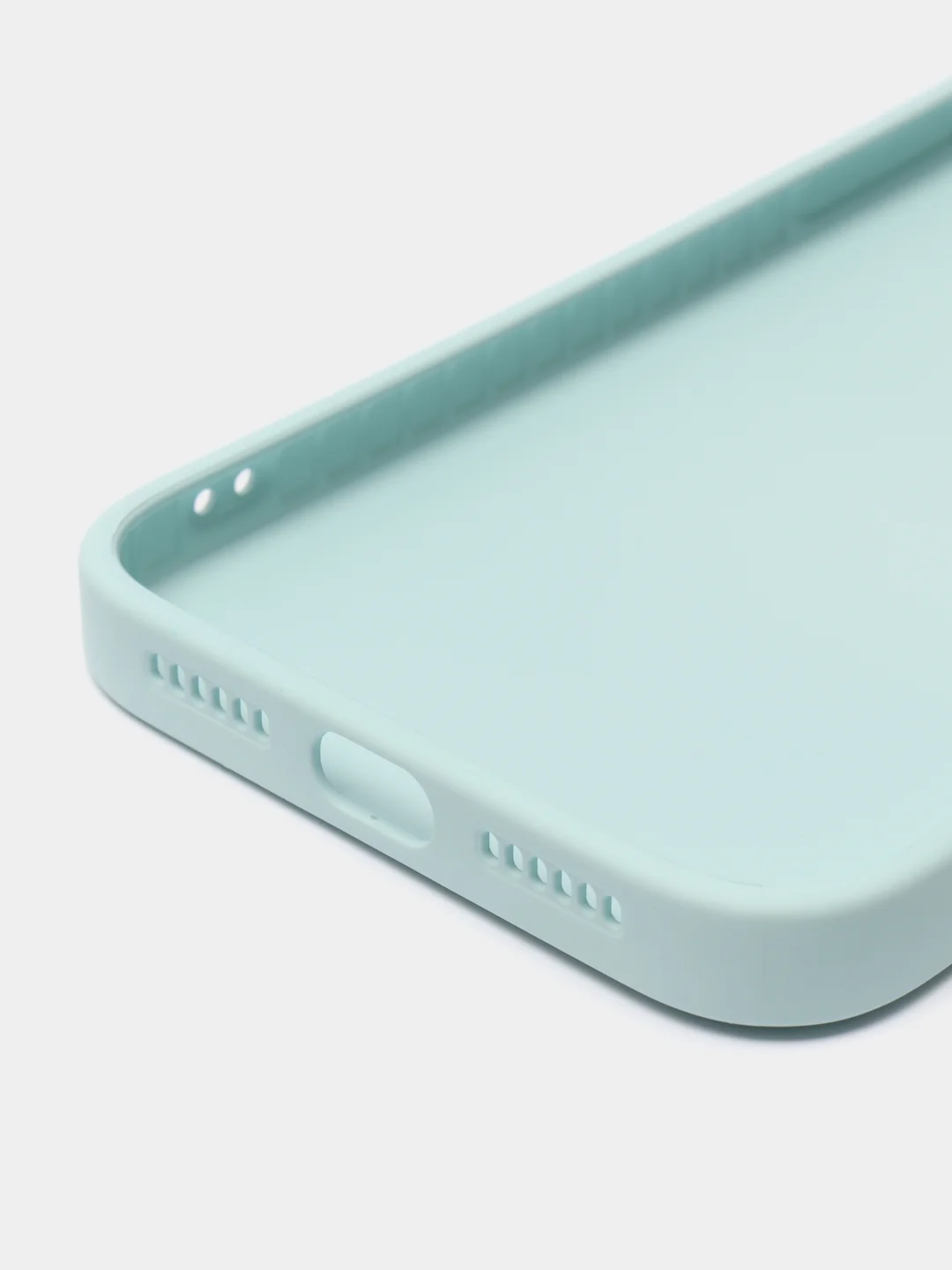 Бирюзовый чехол для iPhone 11, силиконовый, со стеклянной панелью