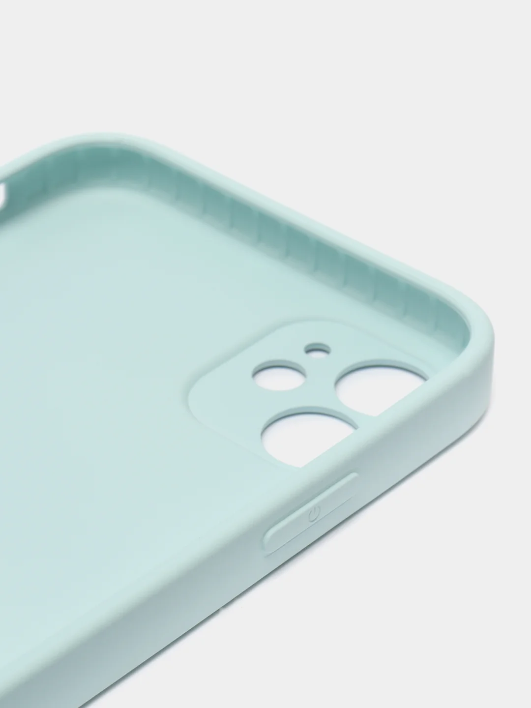 Бирюзовый чехол для iPhone 11, силиконовый, со стеклянной панелью