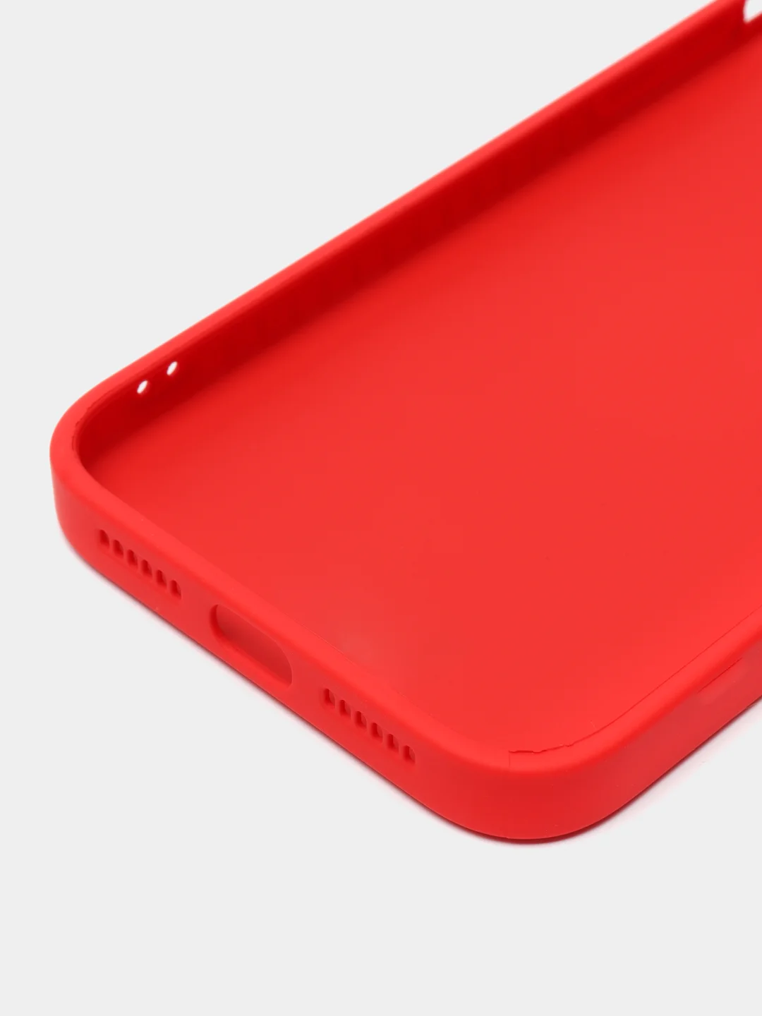 Красный чехол для iPhone 11, силиконовый, со стеклянной панелью