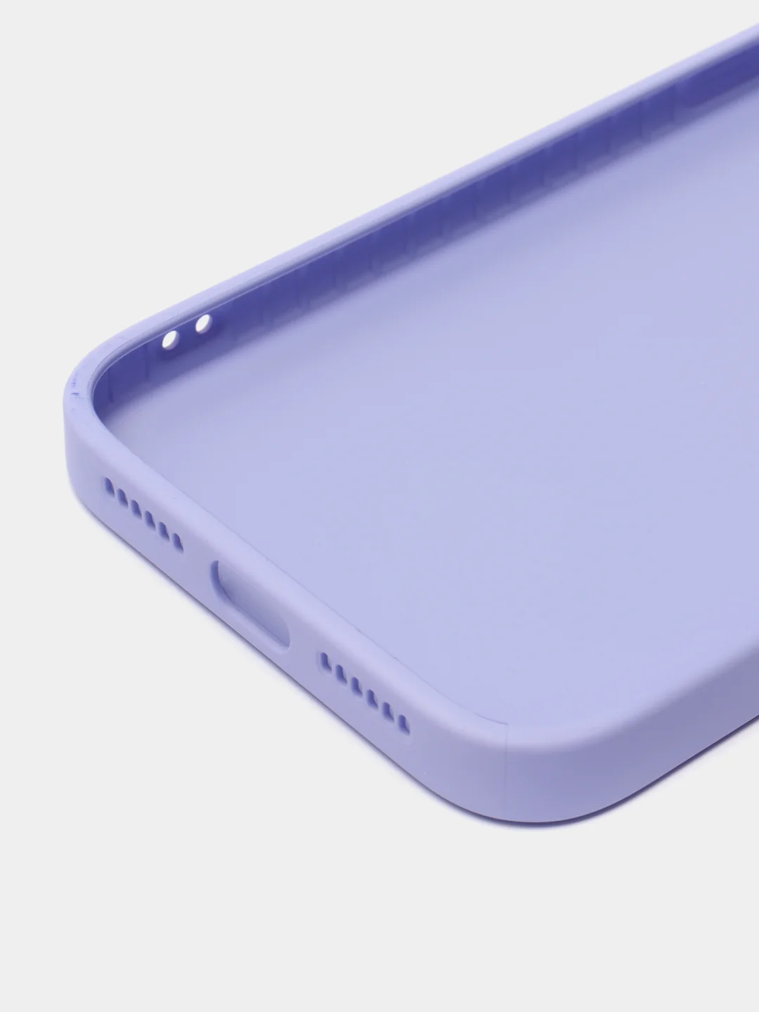 Лавандовый чехол для iPhone 11, силиконовый, со стеклянной панелью