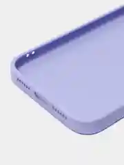 Лавандовый чехол для iPhone 11, силиконовый, со стеклянной панелью