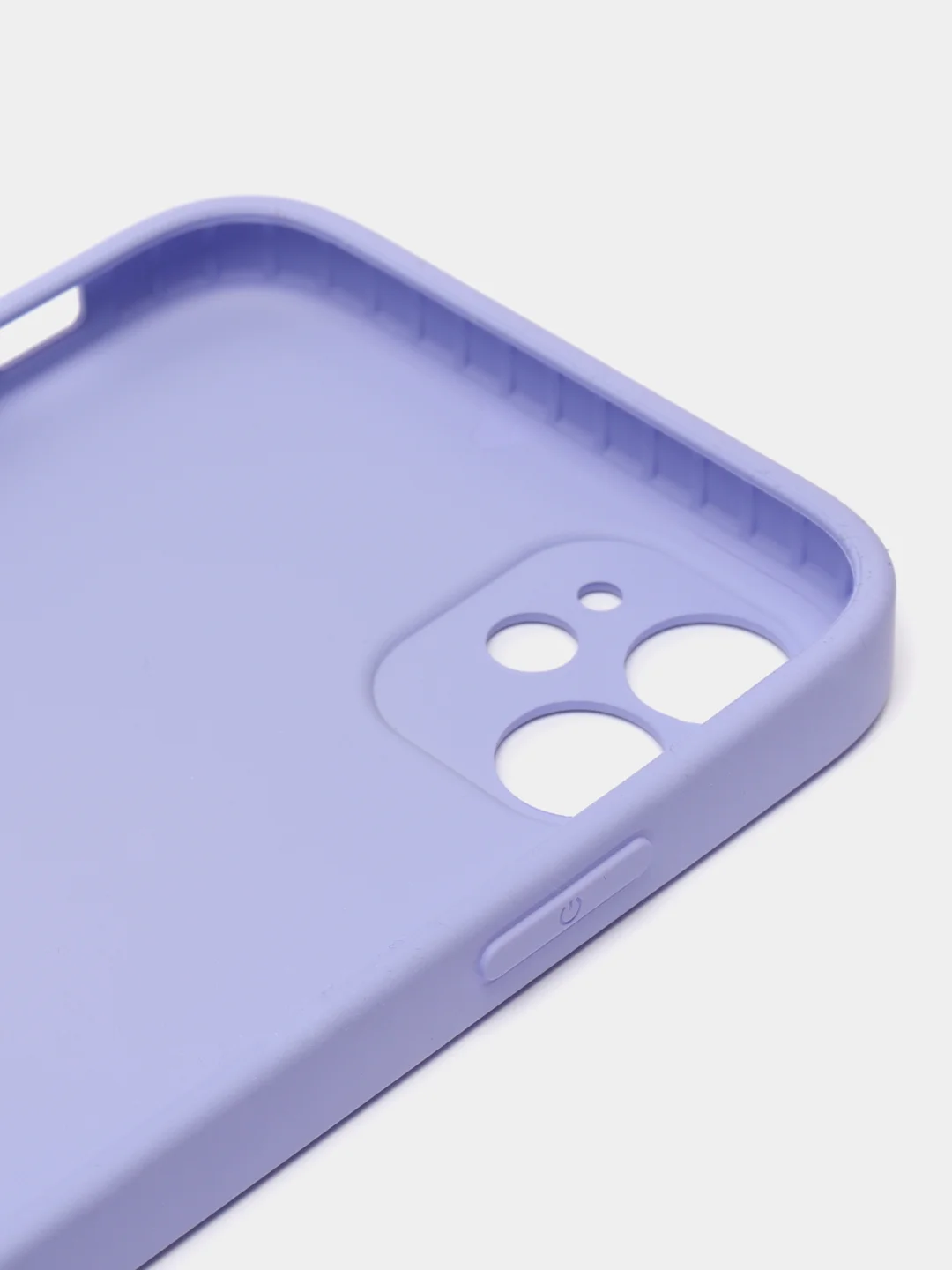Лавандовый чехол для iPhone 11, силиконовый, со стеклянной панелью