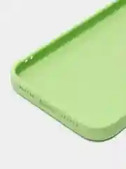 Салатовый чехол для iPhone 11, силиконовый, со стеклянной панелью