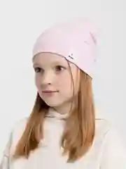 Конфетный шапка детская, двухслойная, однотонная