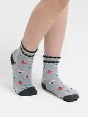 Серый носки детские, на 8-12 лет