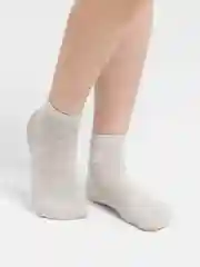 Серый металлик носки детские