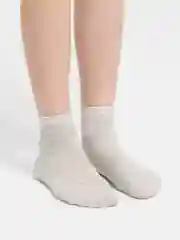 Серый меланж носки детские
