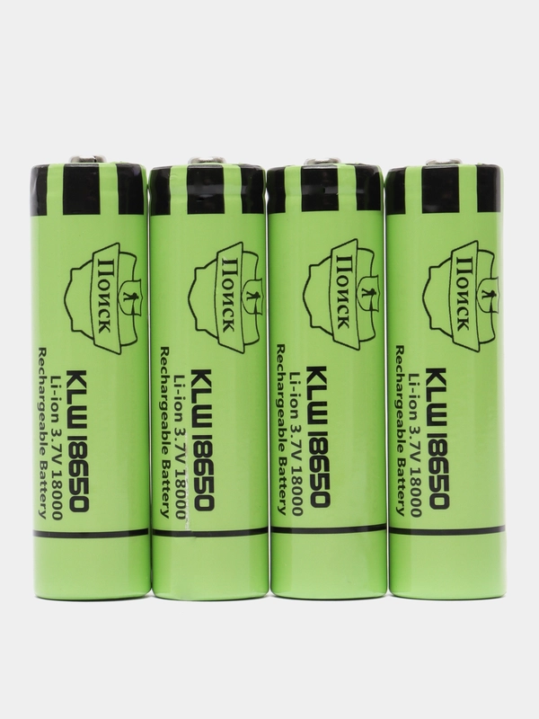 Аккумулятор 18650 "Поиск", литиевая батарейка Li-ion, 18000 mAh, 3.7 V