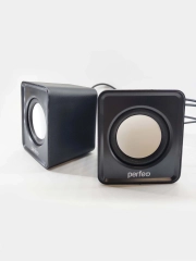Активные компьютерные колонки Perfeo Wave PF-128, для ноутбука и компьютера