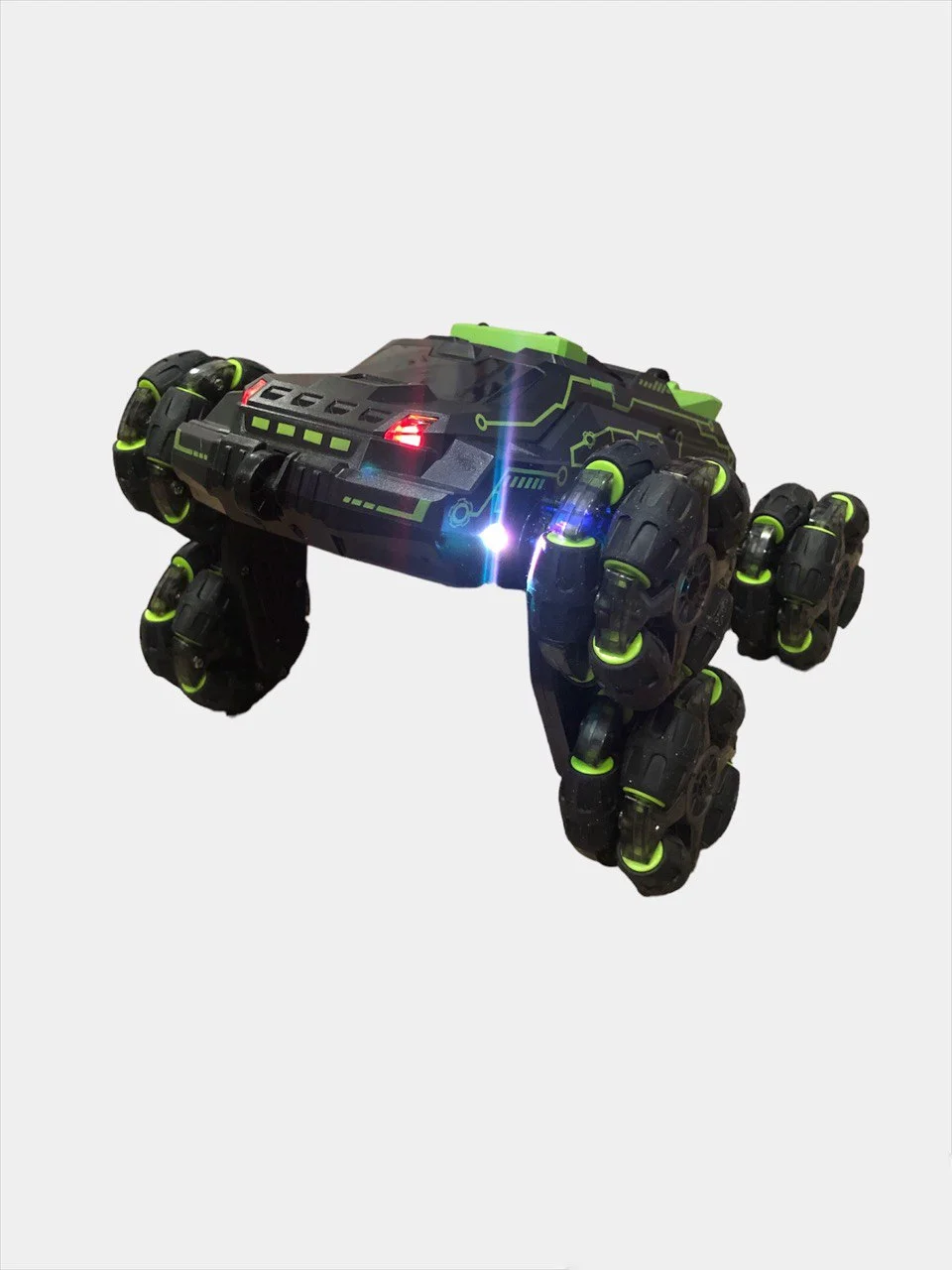 Красный машина-перевертыш радиоуправляемая Stunt Car