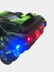 Красный машина-перевертыш радиоуправляемая Stunt Car