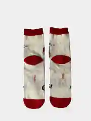 Голубой носки мужские новогодние с принтом