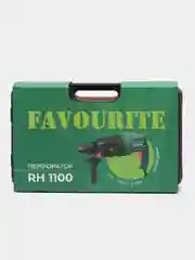 Перфоратор SDS+ FAVOURITE RH 1100, 3,5 Дж, 3 режима, 1100 Вт, набор оснастки