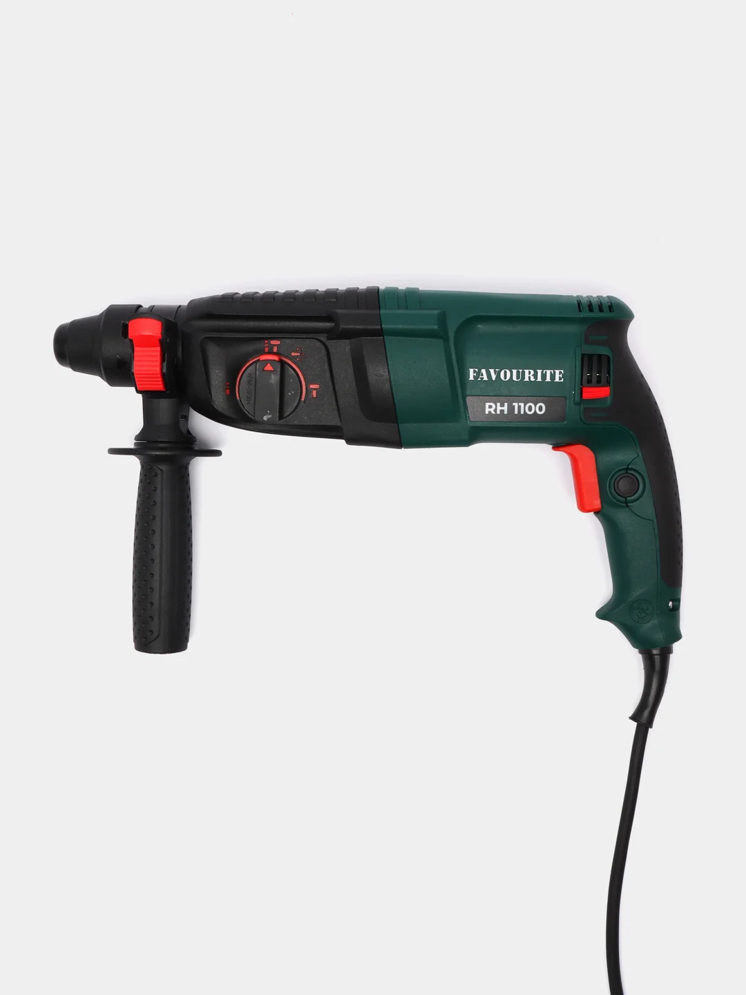 Перфоратор SDS+ FAVOURITE RH 1100, 3,5 Дж, 3 режима, 1100 Вт, набор оснастки