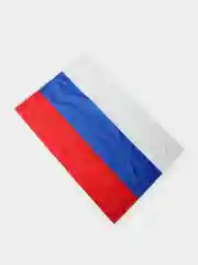 Флаг России РФ большой триколор на 9 мая, без герба, 60 х 90 см
