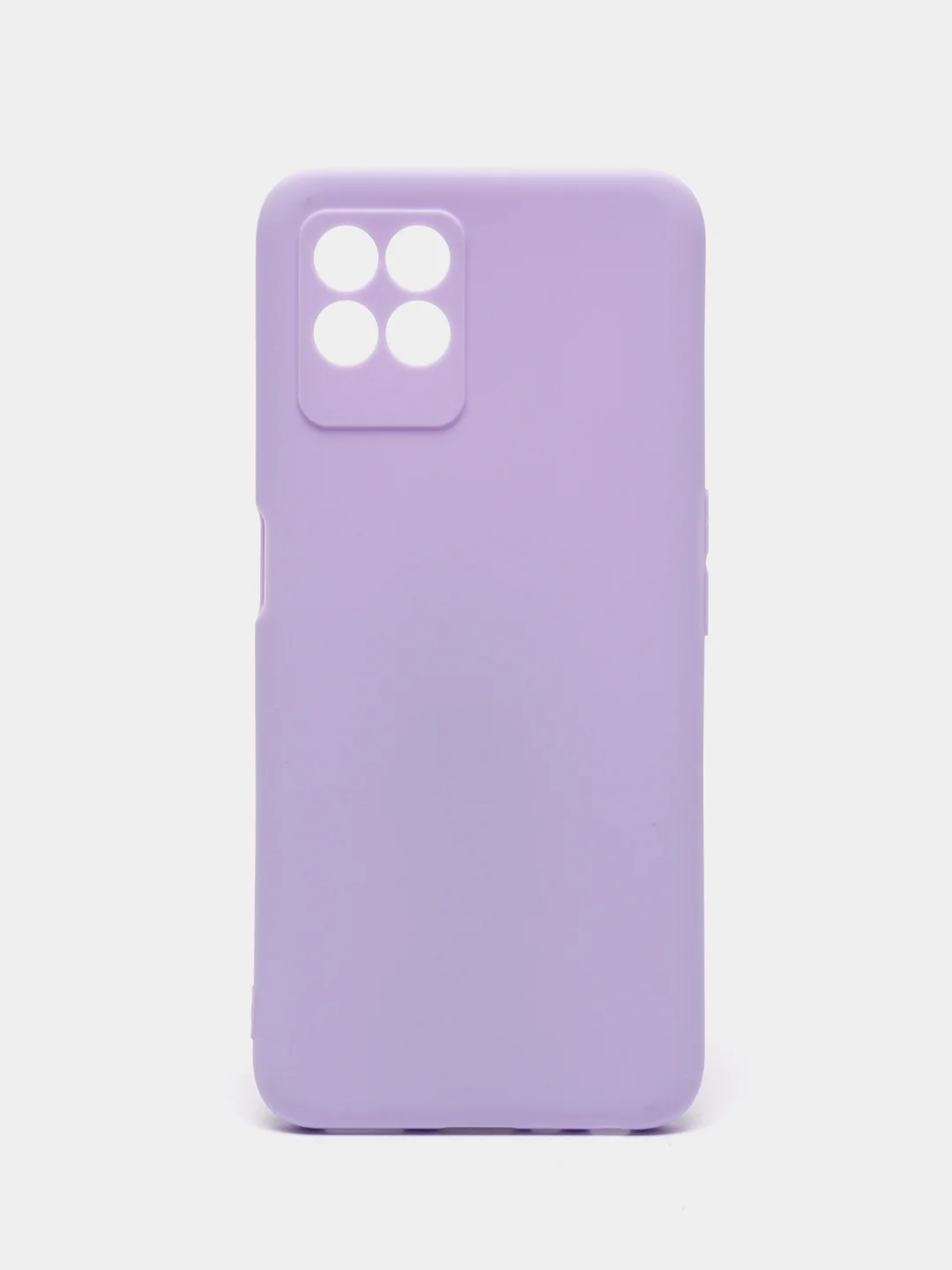Сиреневый чехол на Realme 8i силиконовый, матовый