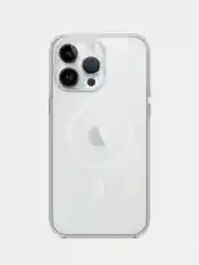 Чехол для iPhone 14 / 14 Plus / 14 Pro / 14 Pro Max, с MagSafe, силиконовый, прозрачный