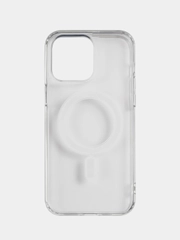 Чехол для iPhone 14 / 14 Plus / 14 Pro / 14 Pro Max, с MagSafe, силиконовый, прозрачный